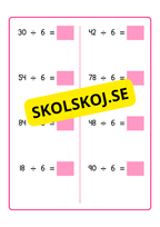 Träna på division 2 - 9