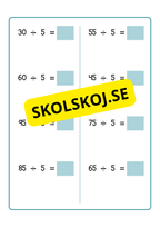 Träna på division 2 - 9