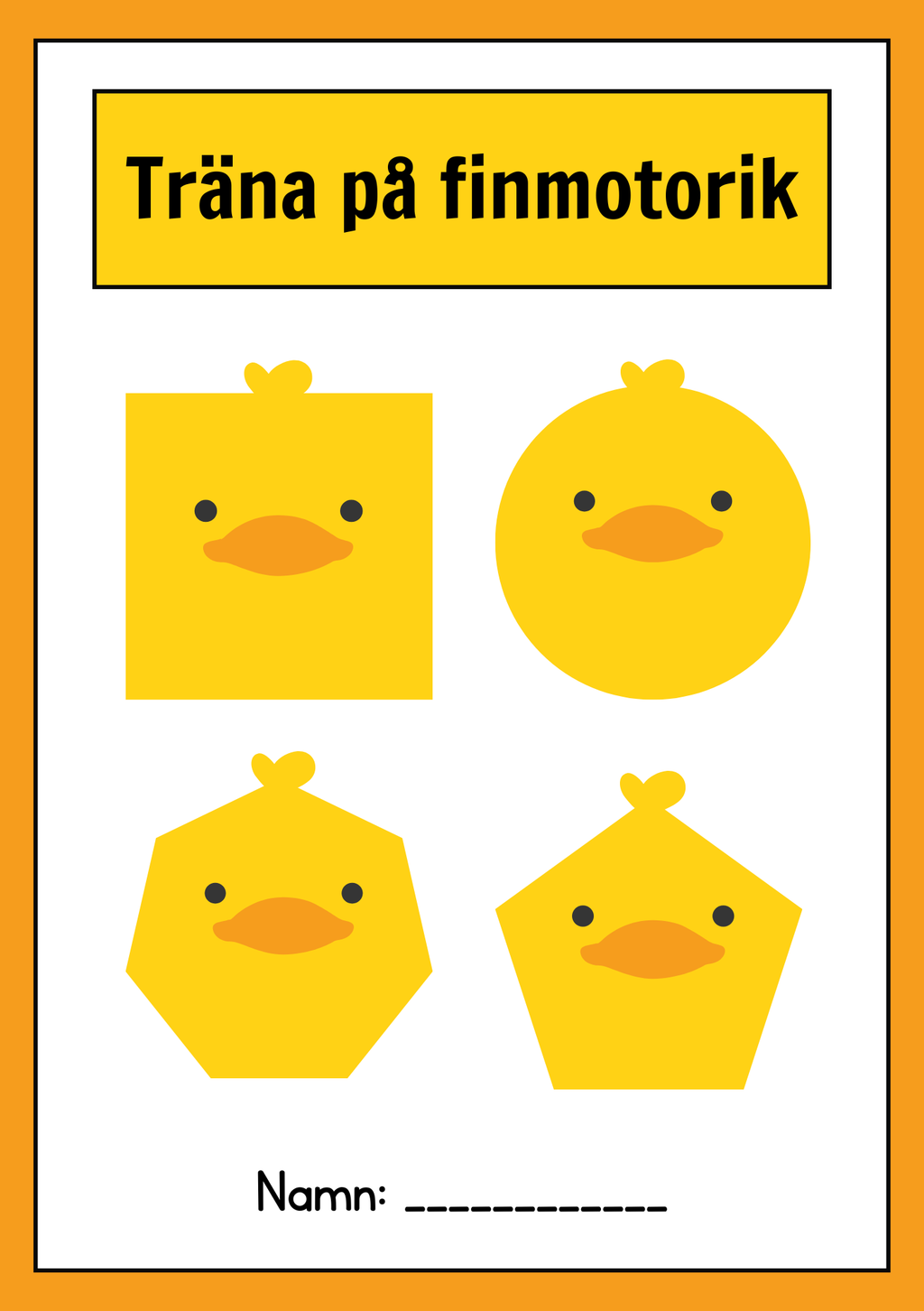 Träna på finmotorik - Häfte