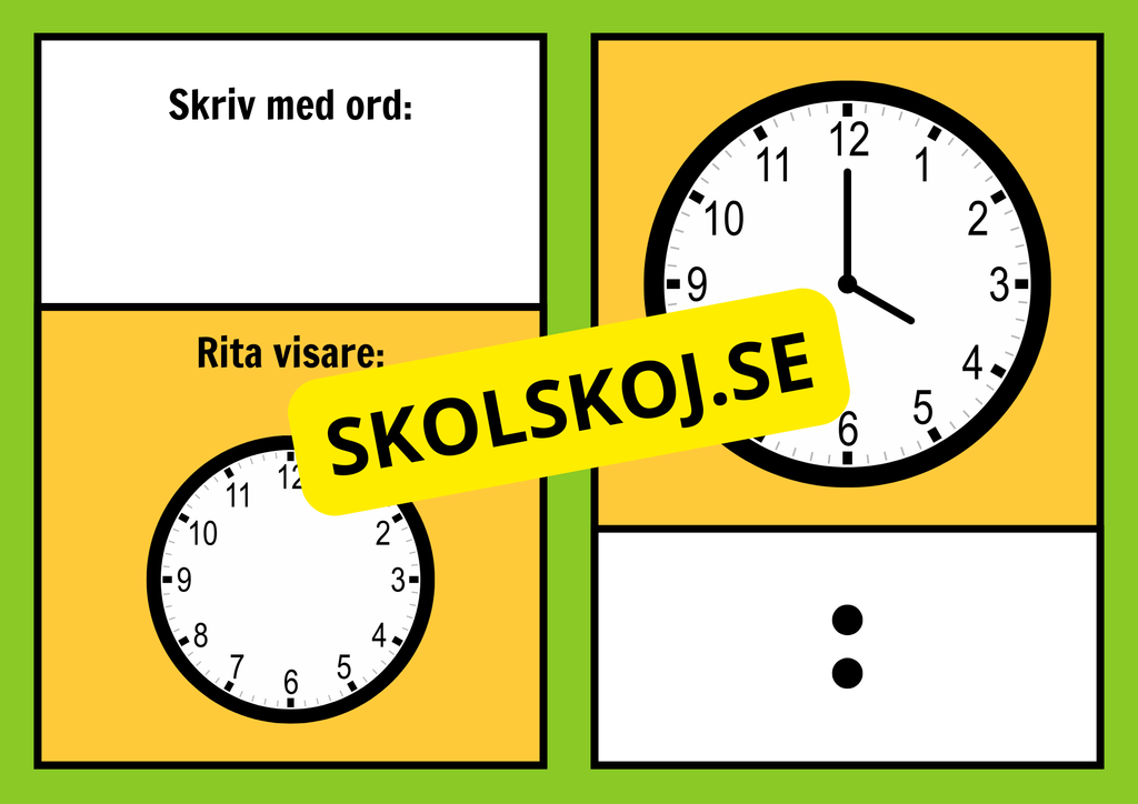 Vad är klockan - Häfte