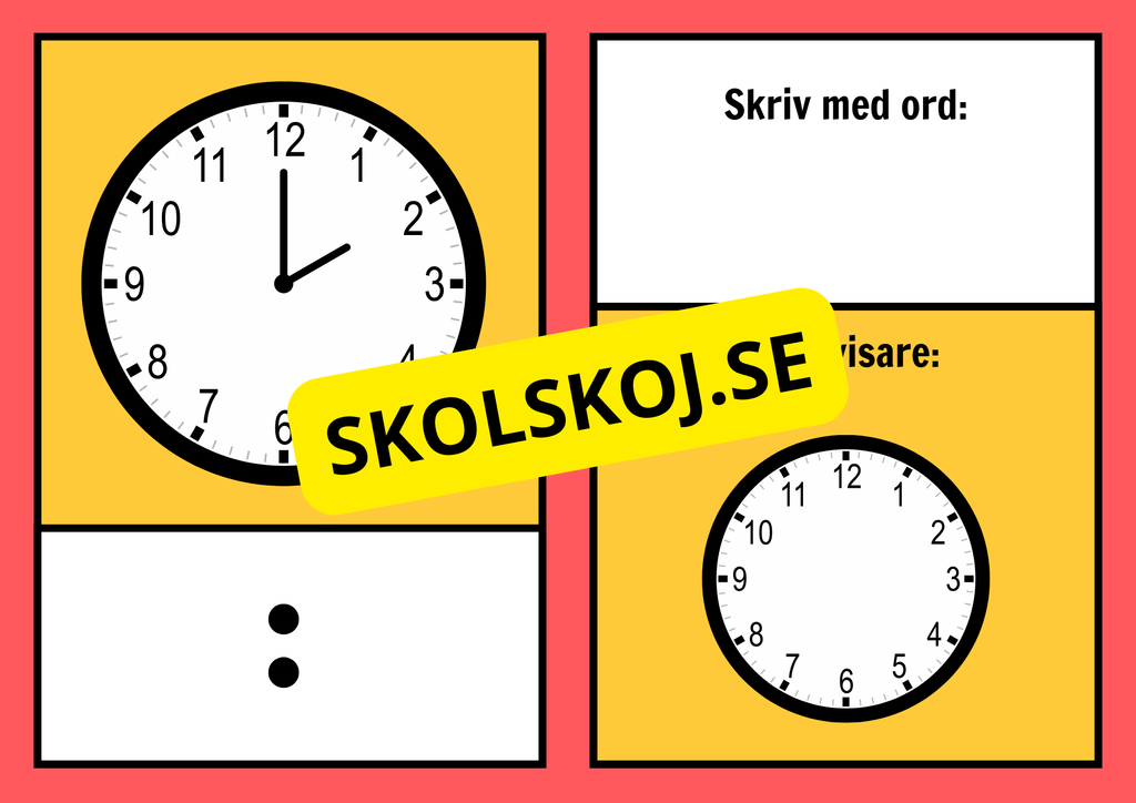 Vad är klockan - Häfte