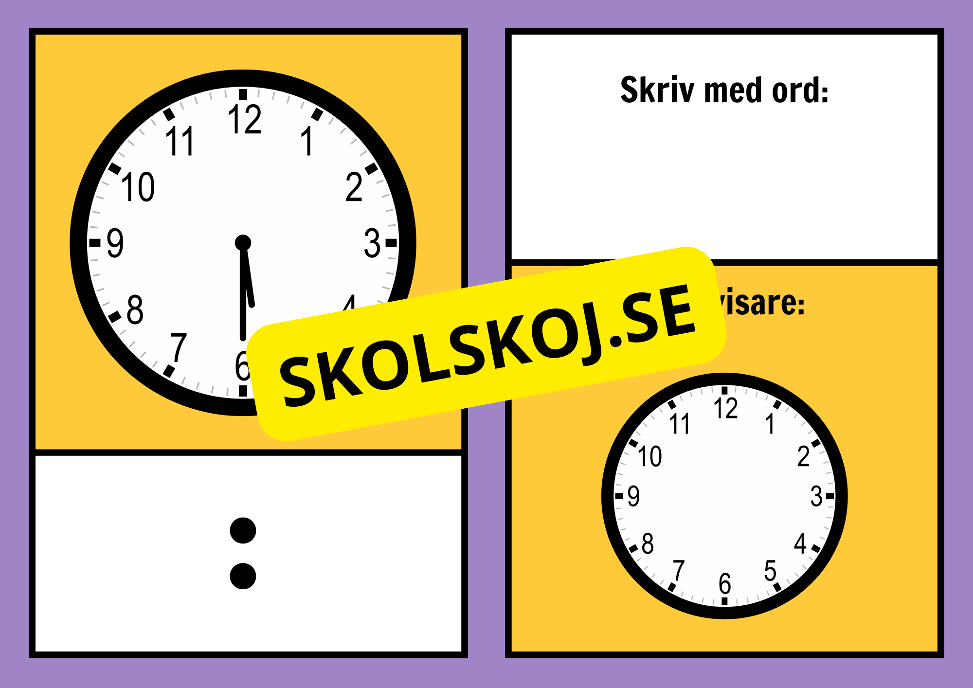 Vad är klockan - Häfte