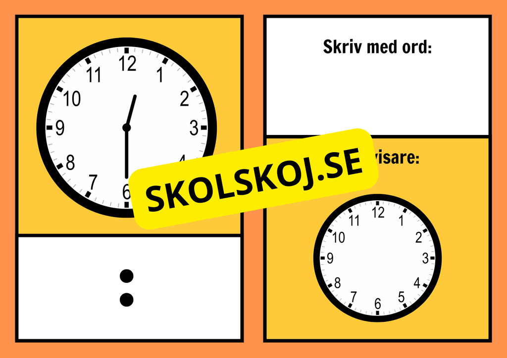 Vad är klockan - Häfte