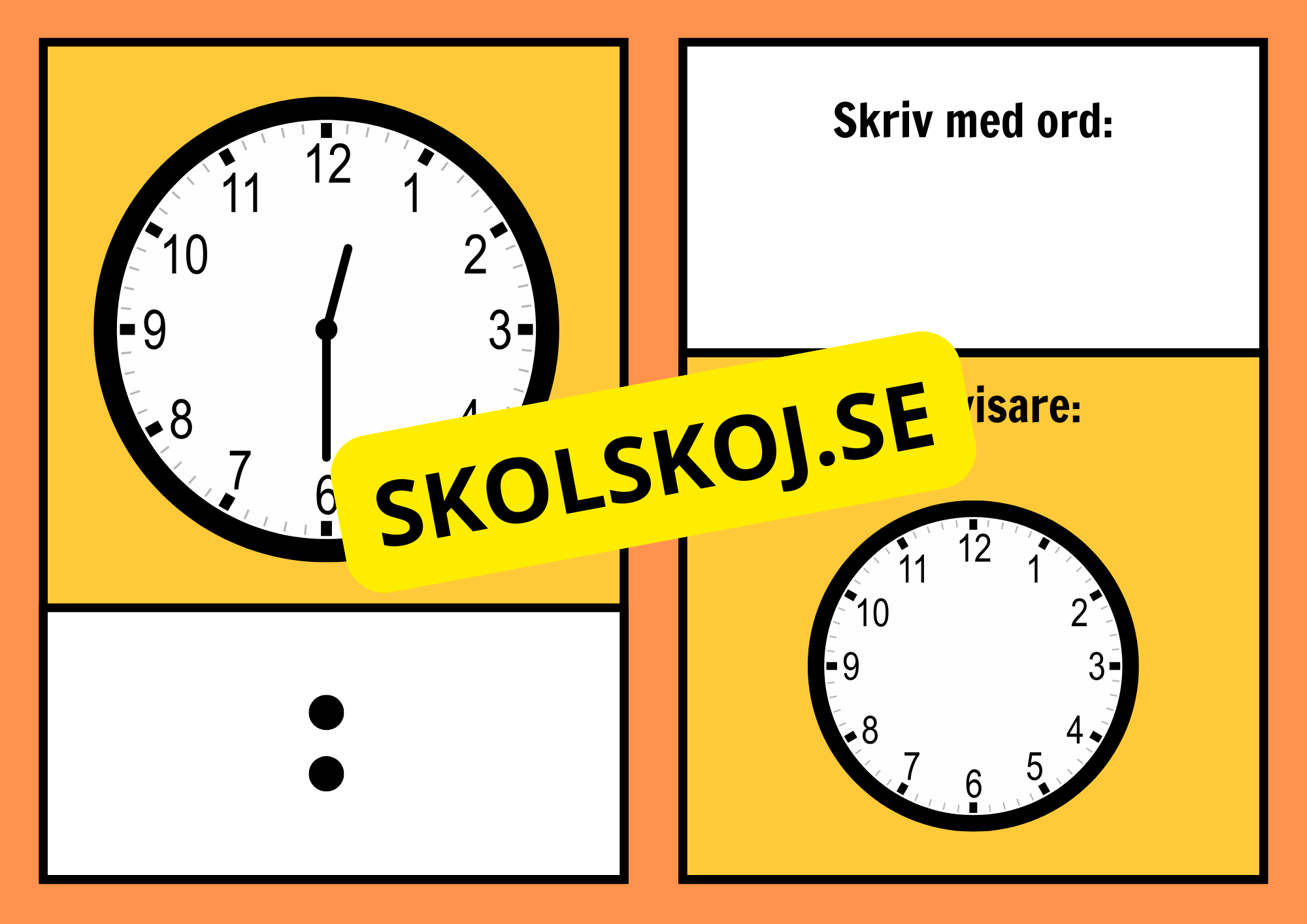 Vad är klockan - Häfte