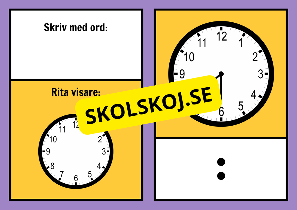 Vad är klockan - Häfte