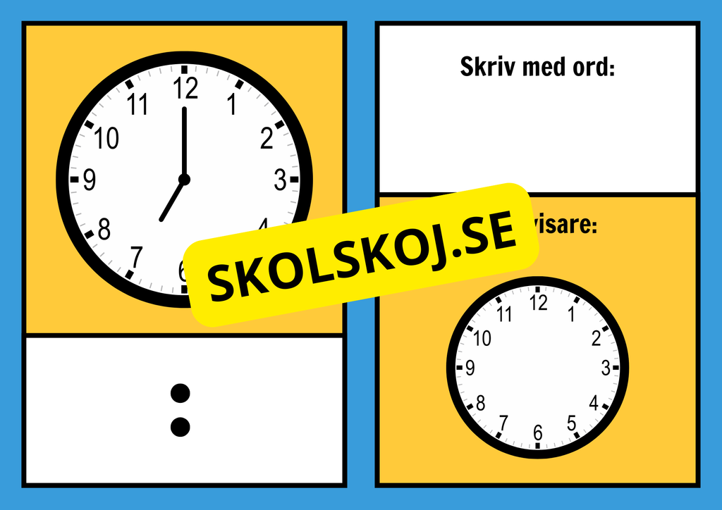 Vad är klockan - Häfte