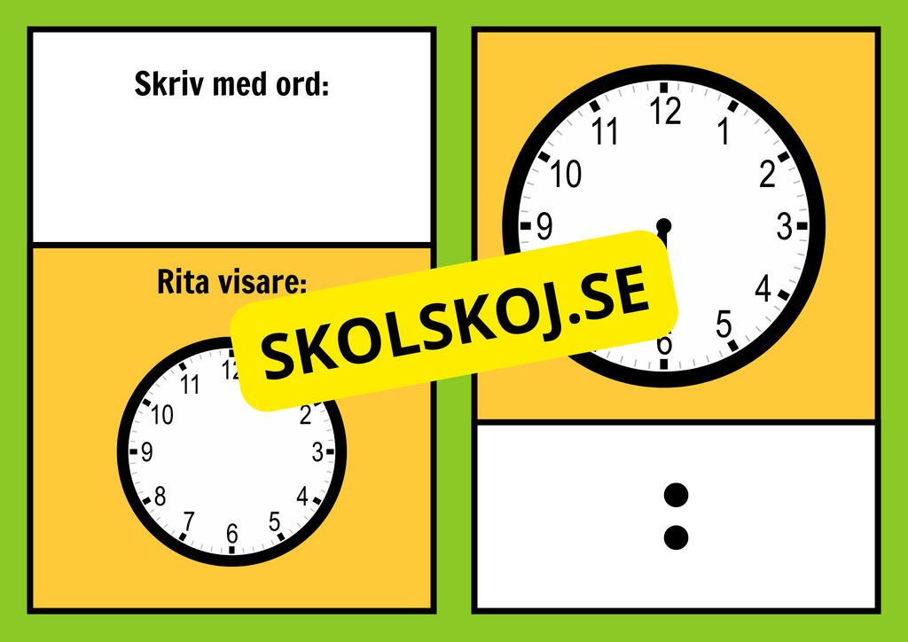 Vad är klockan - Häfte