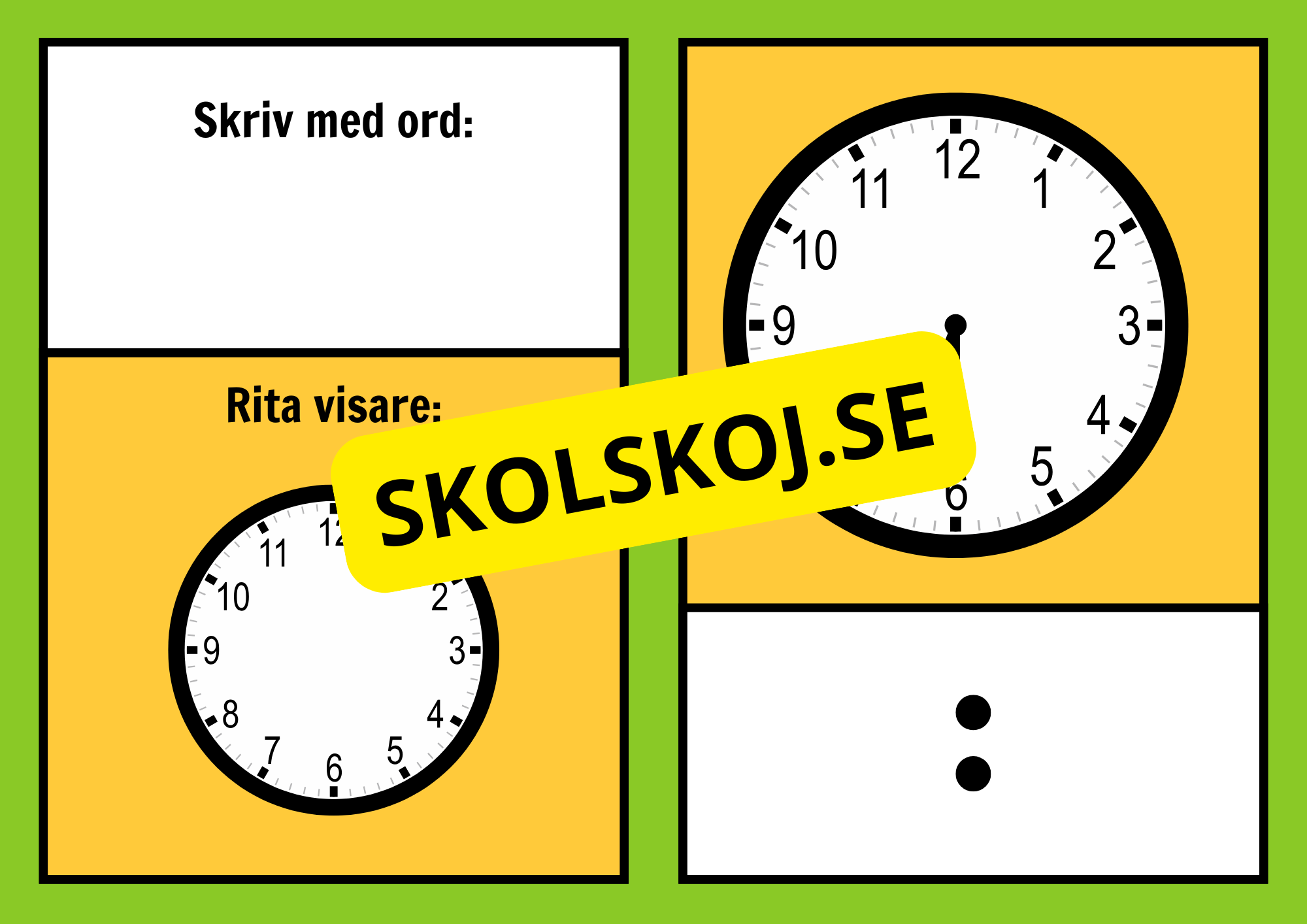Vad är klockan - Häfte