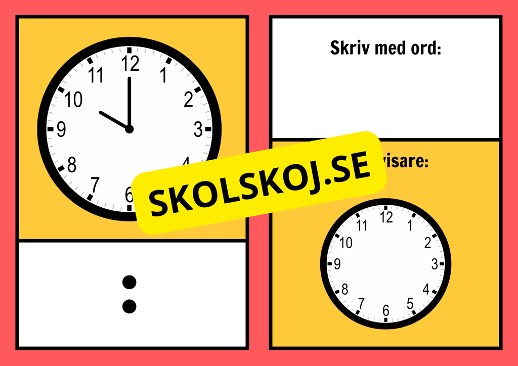 Vad är klockan - Häfte