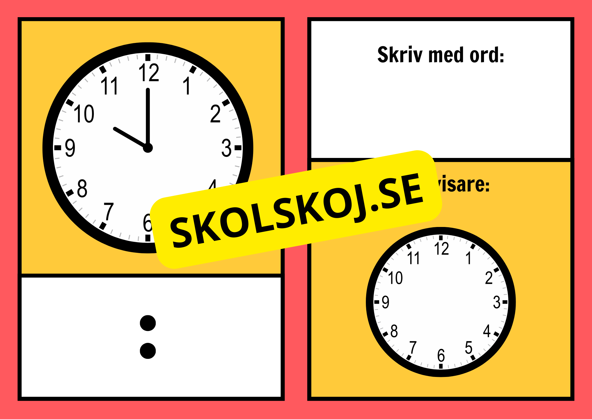 Vad är klockan - Häfte