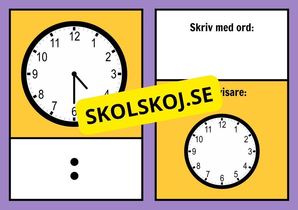 Vad är klockan - Häfte