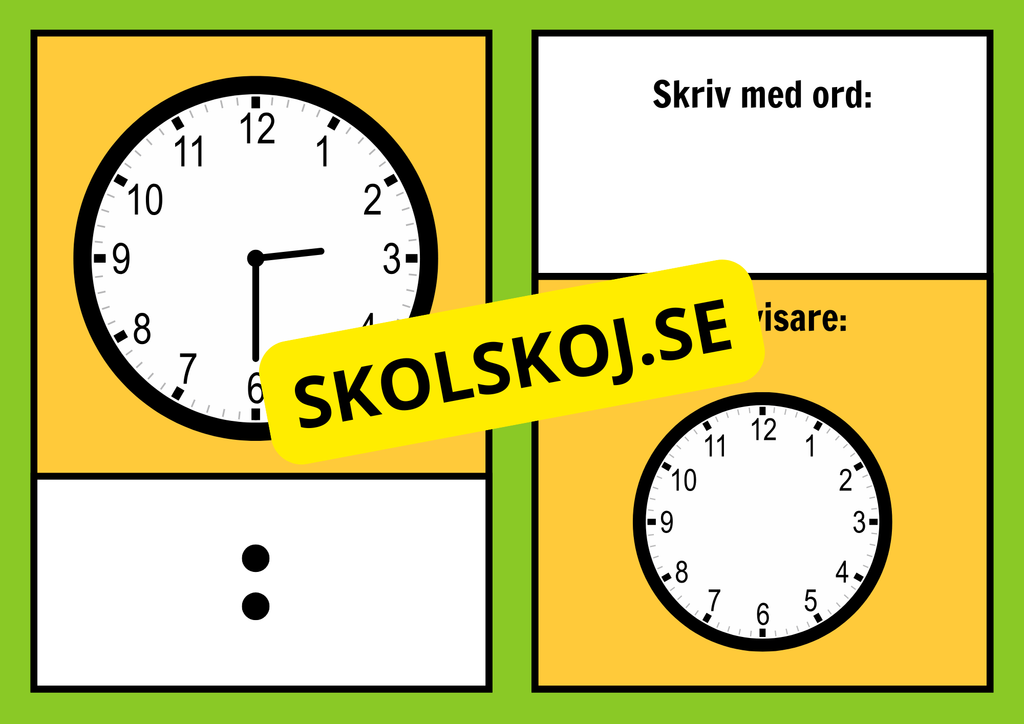 Vad är klockan - Häfte