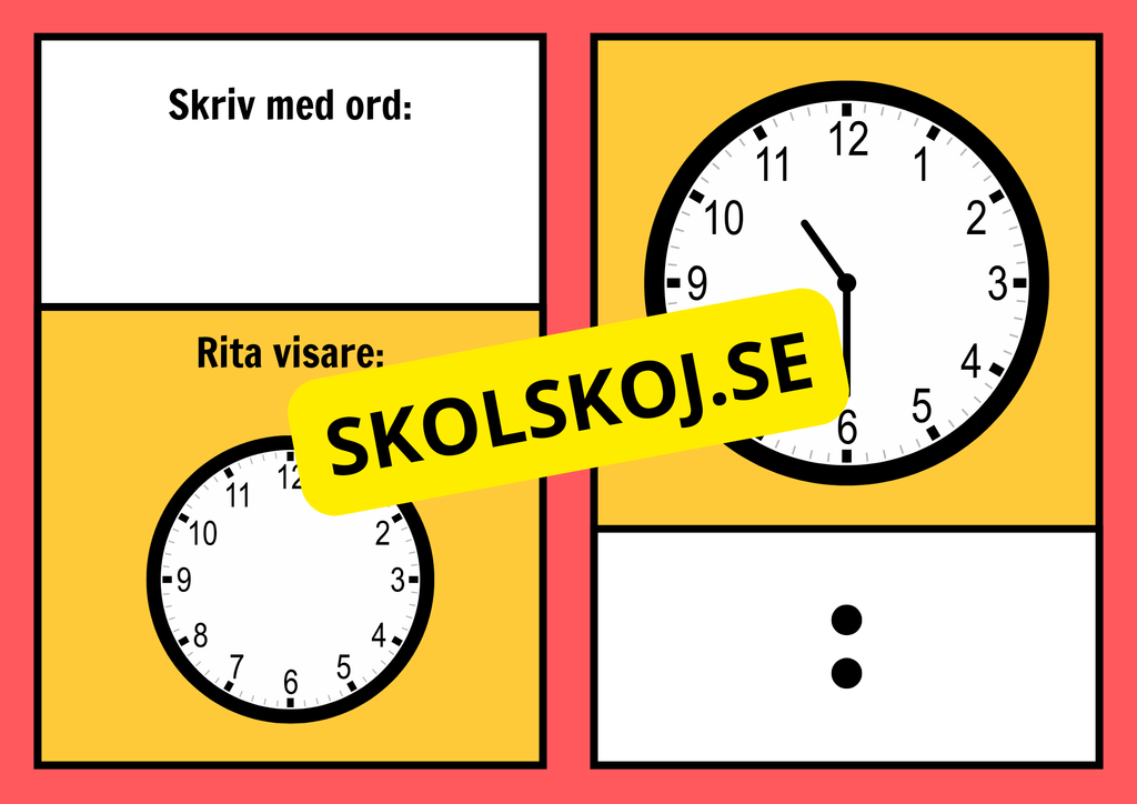 Vad är klockan - Häfte