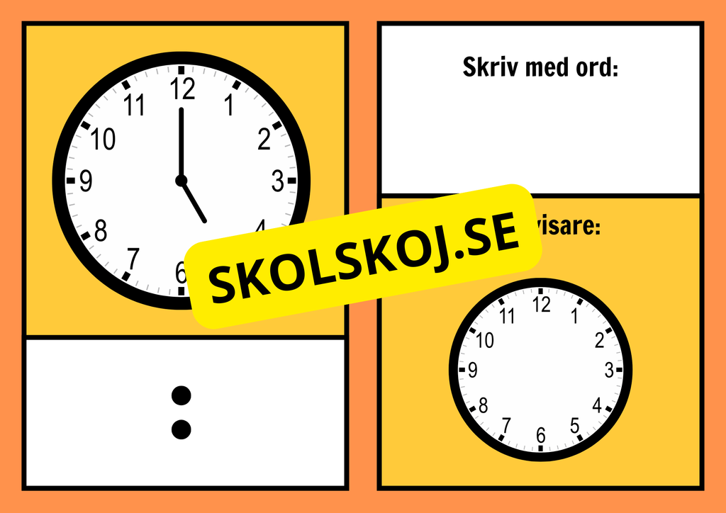 Vad är klockan - Häfte