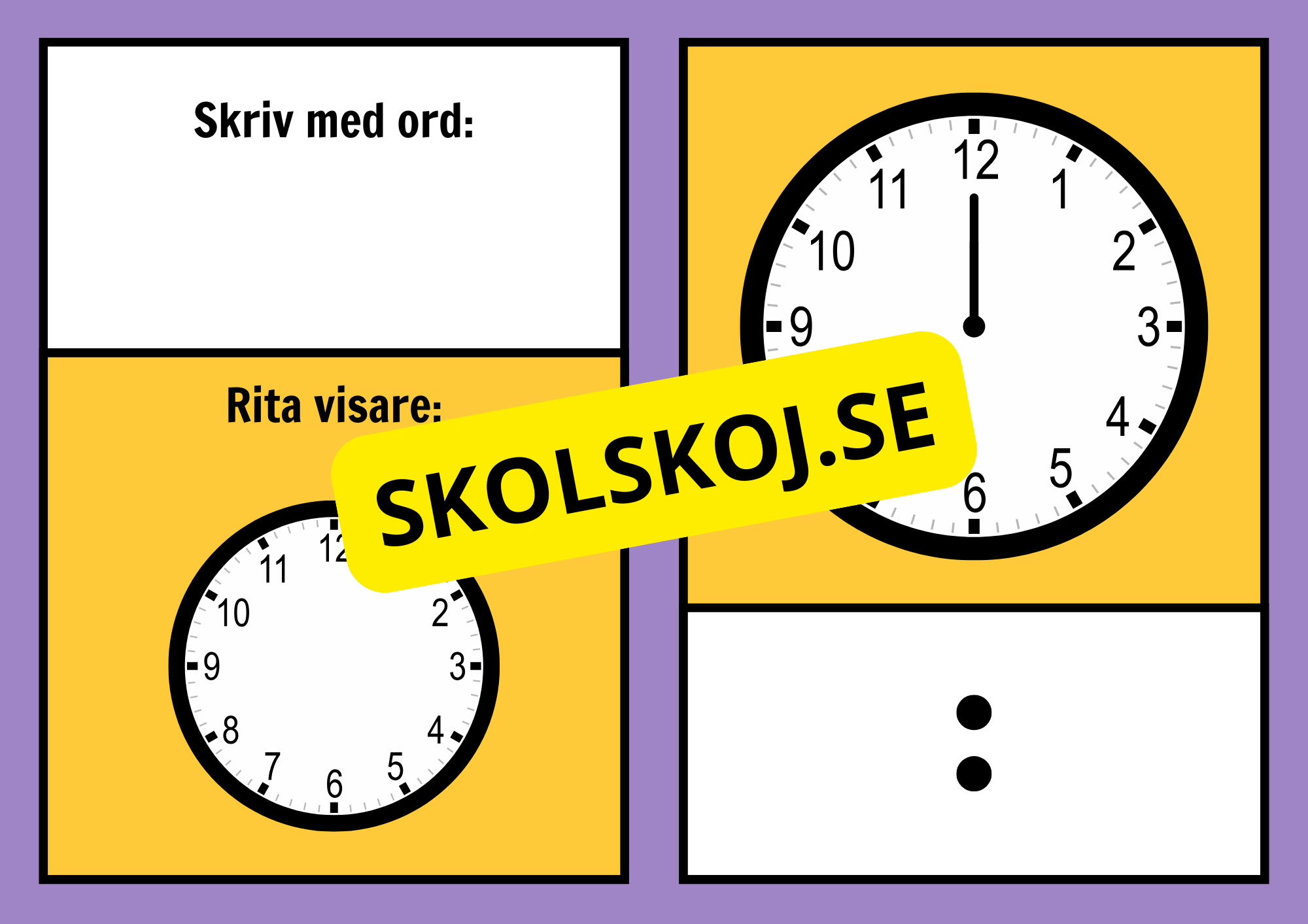 Vad är klockan - Häfte