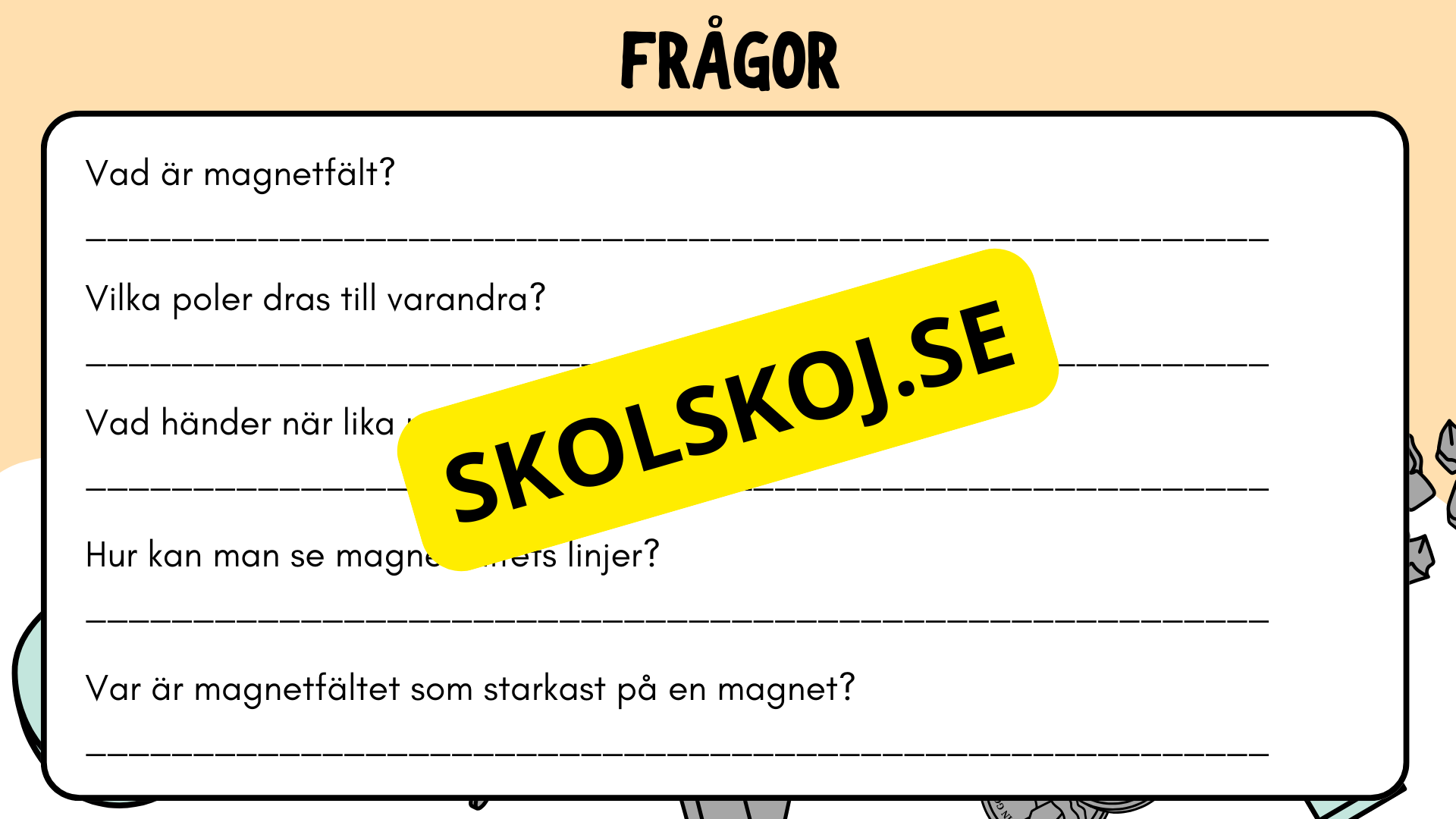 Vad är magneter? - Häfte
