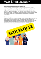Vad är religion? - Årskurs 4 - 6