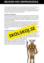 Vad är religion? - Årskurs 4 - 6
