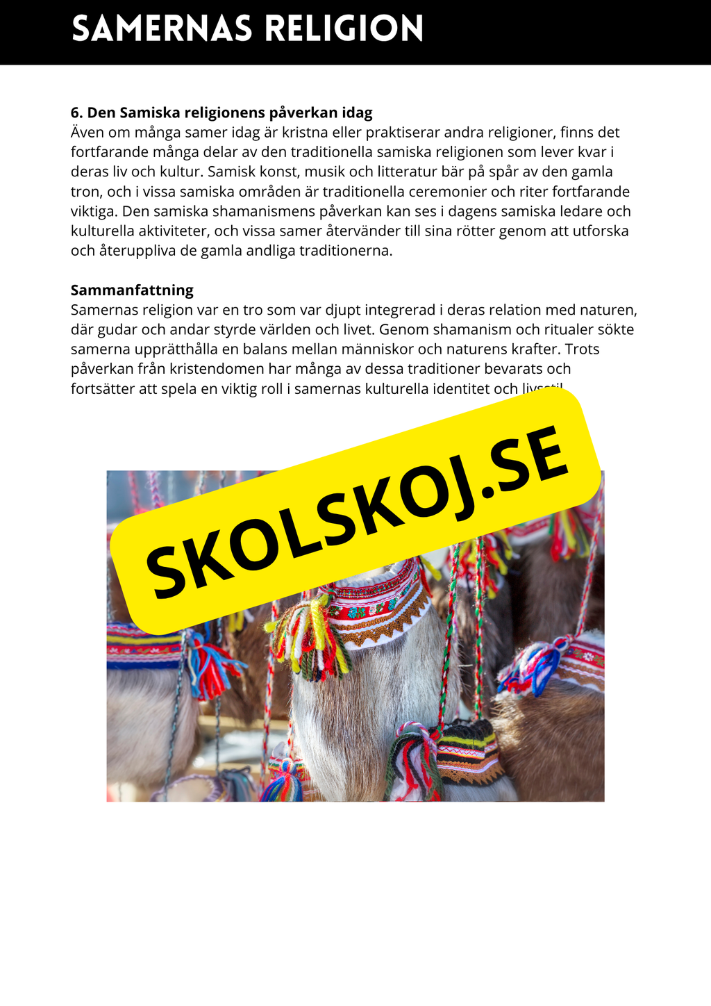 Vad är religion? - Årskurs 4 - 6