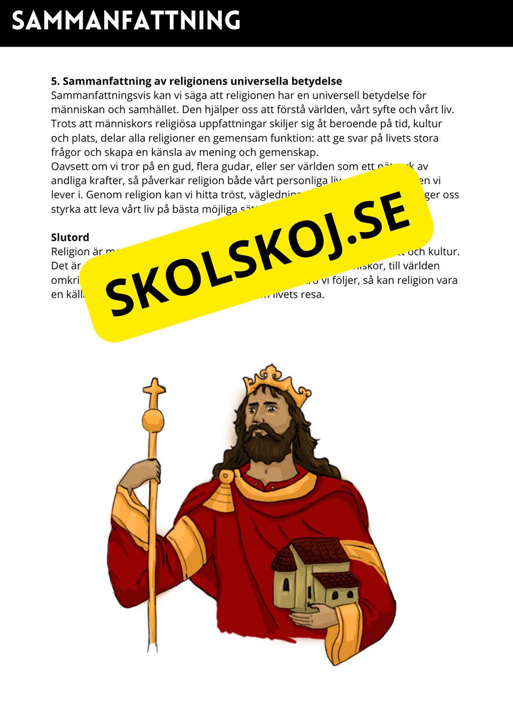 Vad är religion? - Årskurs 4 - 6
