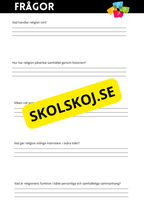Vad är religion? - Årskurs 4 - 6