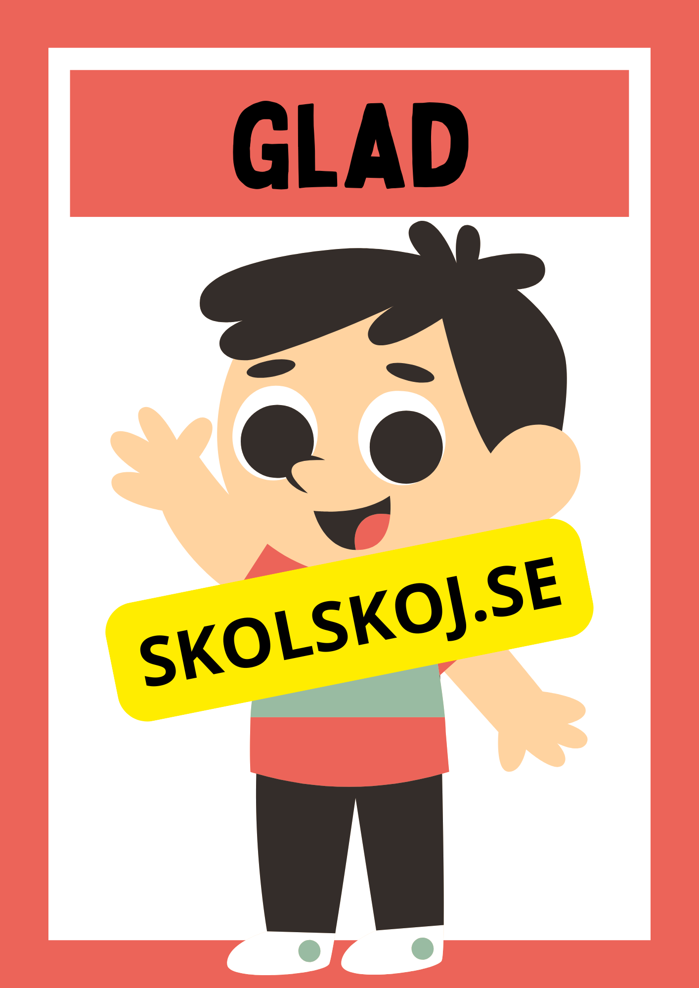 Väggkort - Känslor