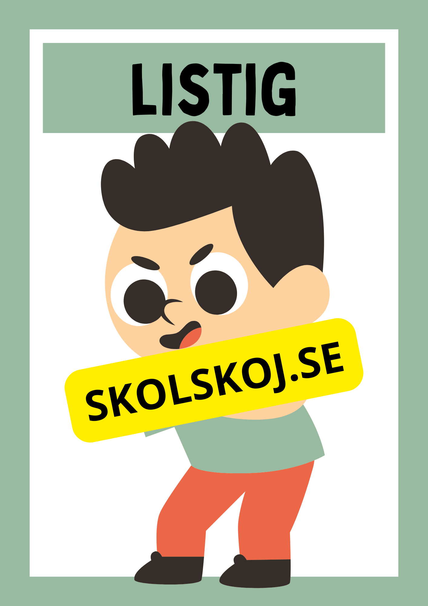 Väggkort - Känslor