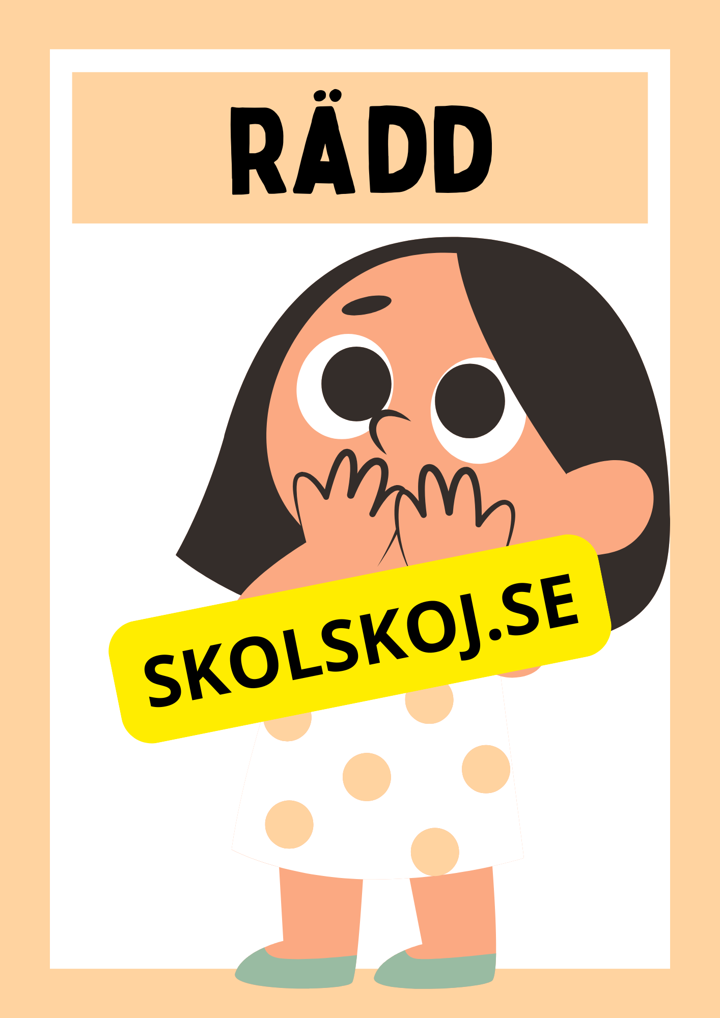 Väggkort - Känslor