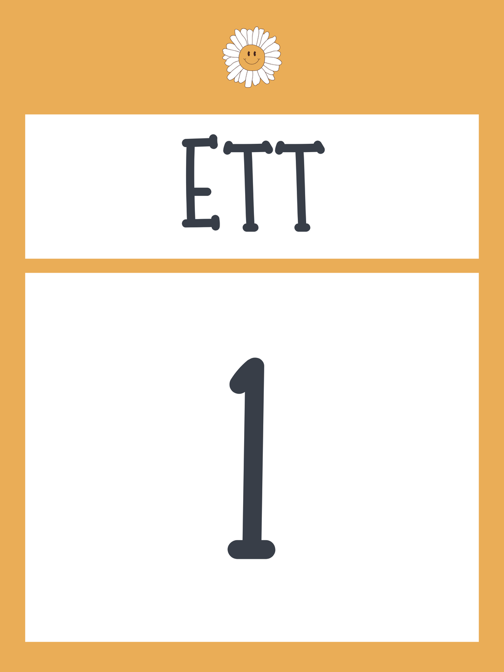 Väggsiffror 1-10