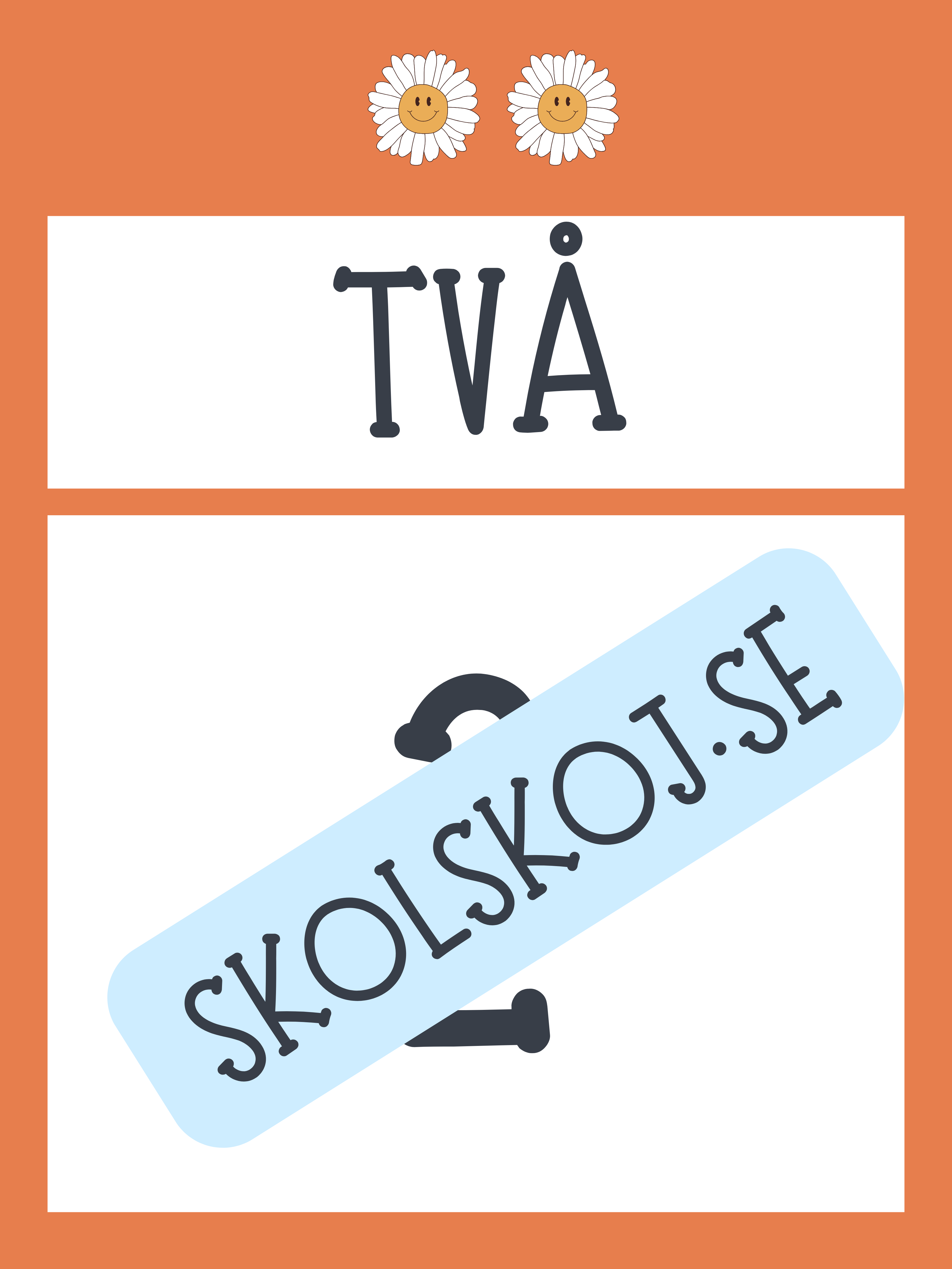 Väggsiffror 1-10