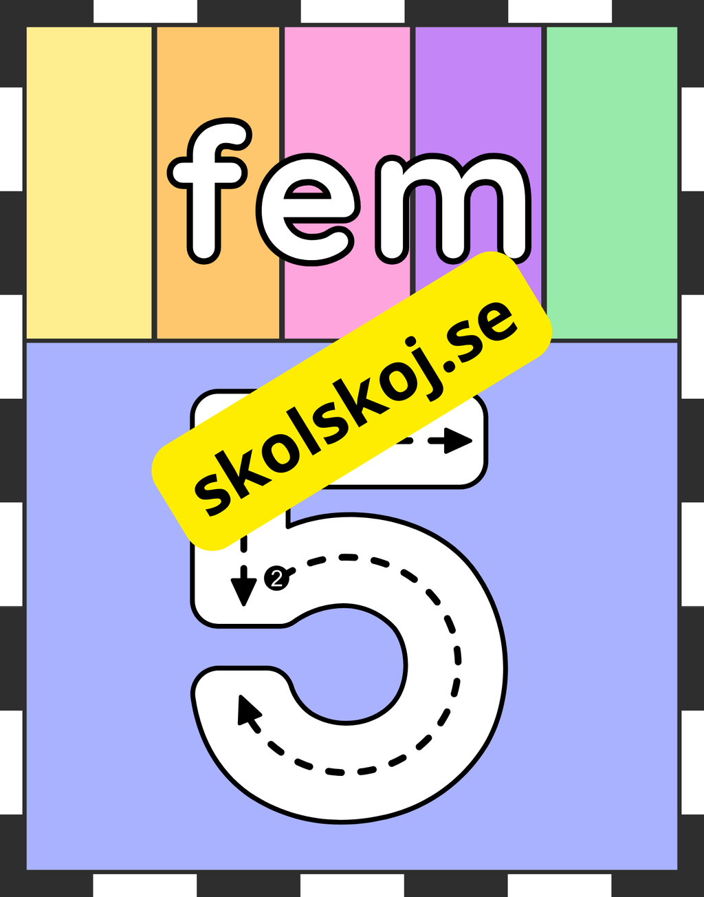 Väggsiffror 0 - 10