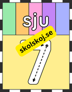 Väggsiffror 0 - 10