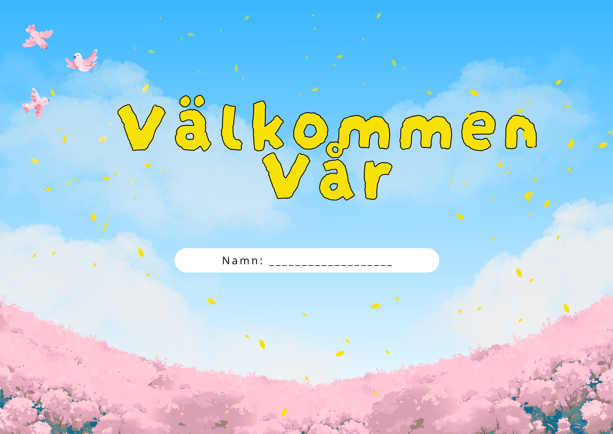 Välkommen vår - Häfte