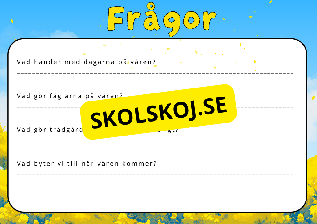 Välkommen vår - Häfte
