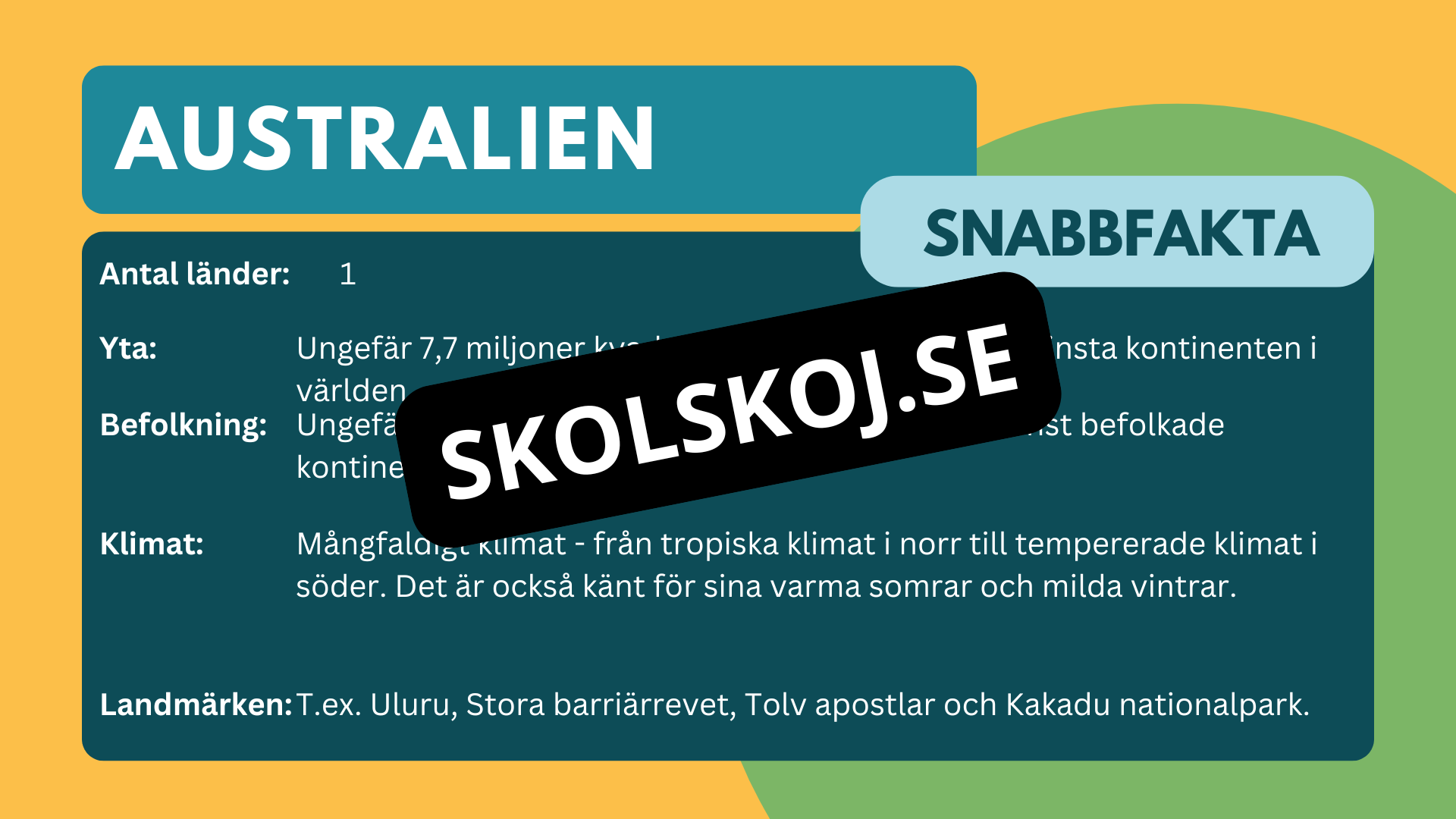 Våra kontinenter