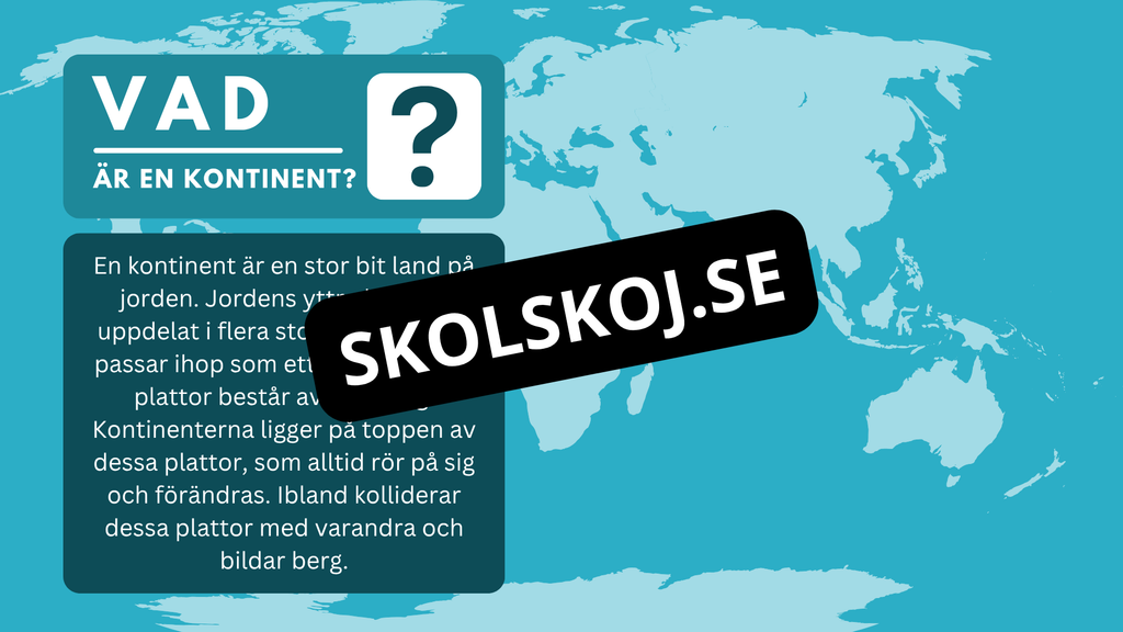 Våra kontinenter