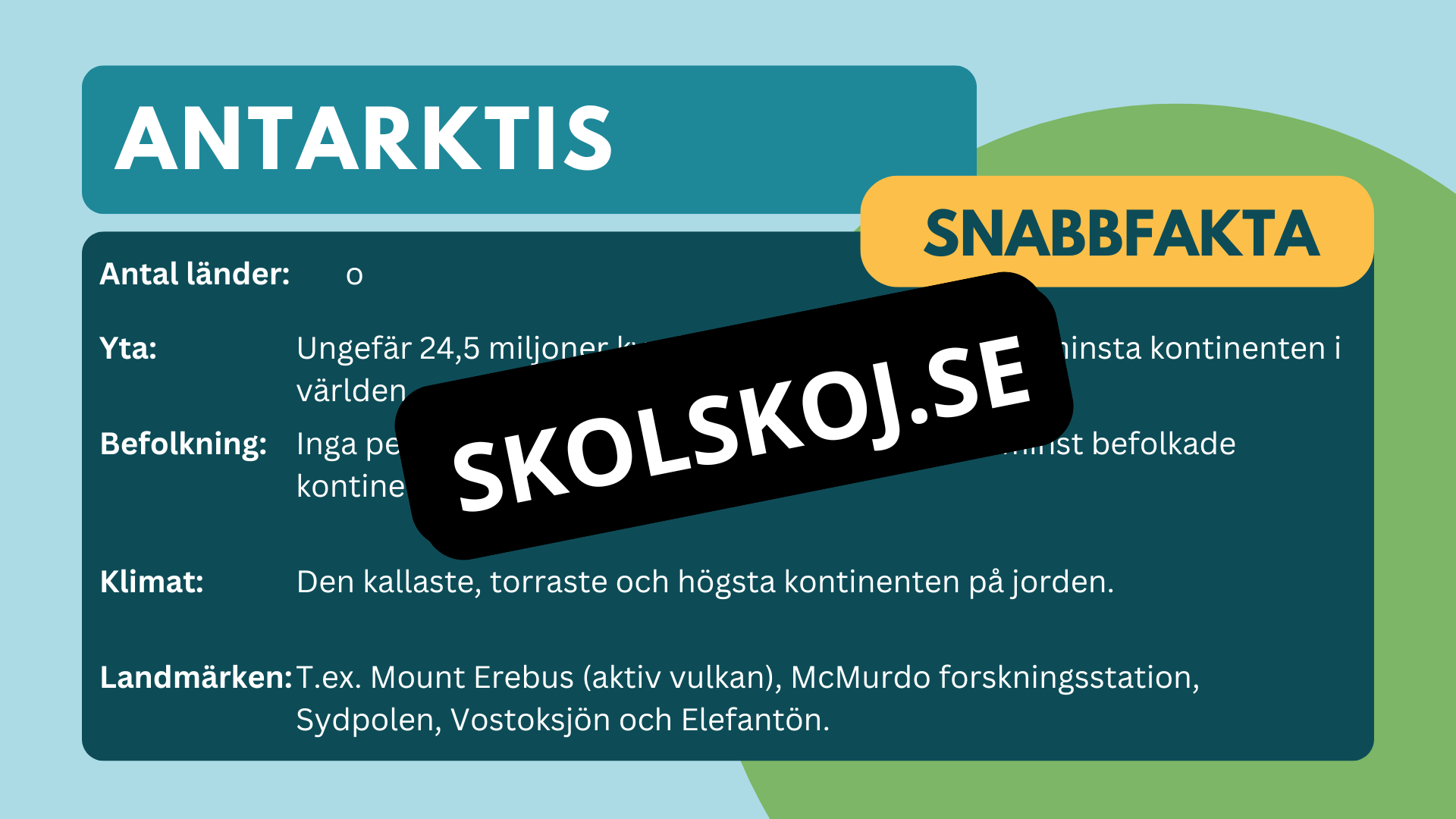 Våra kontinenter