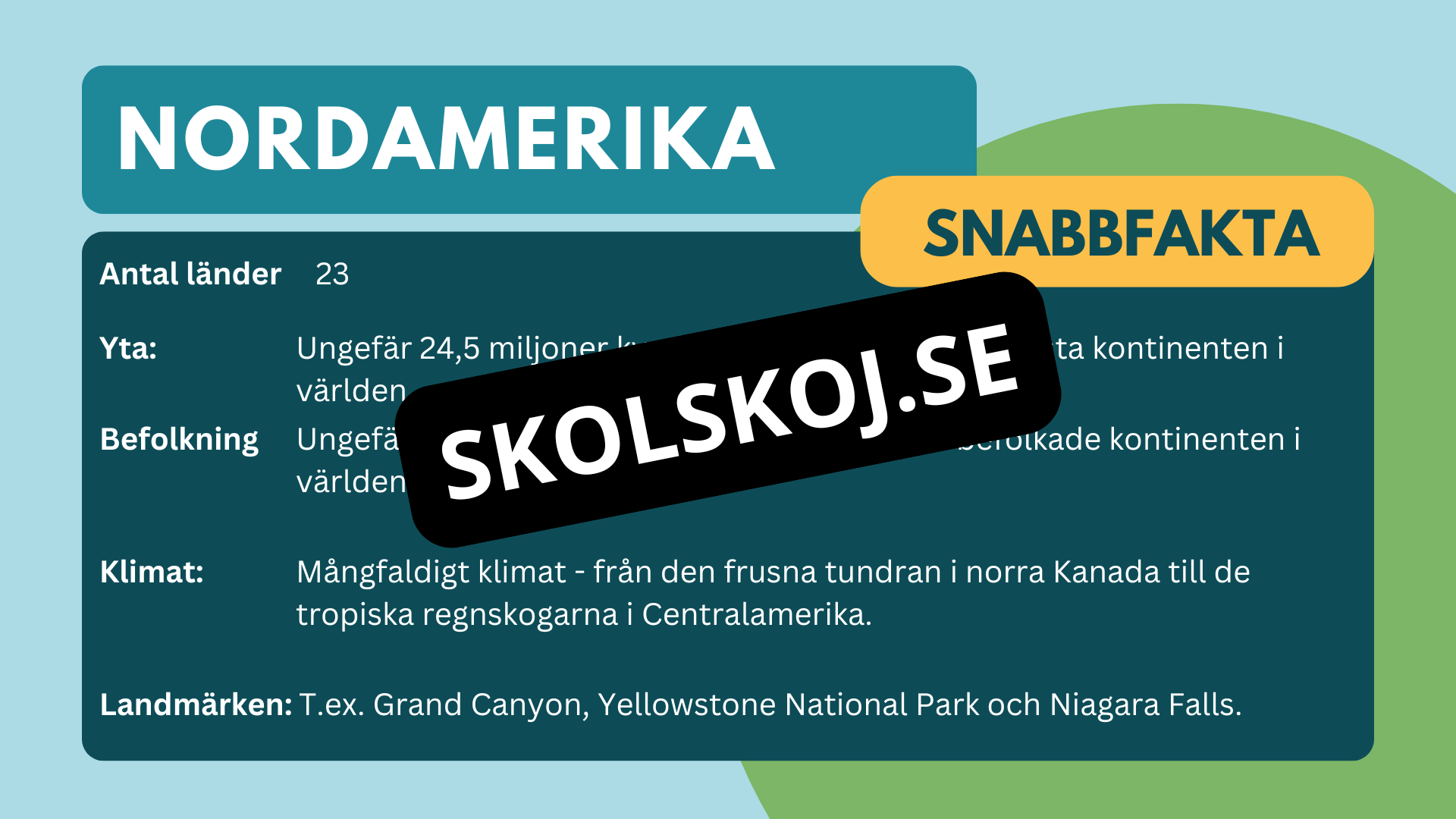 Våra kontinenter