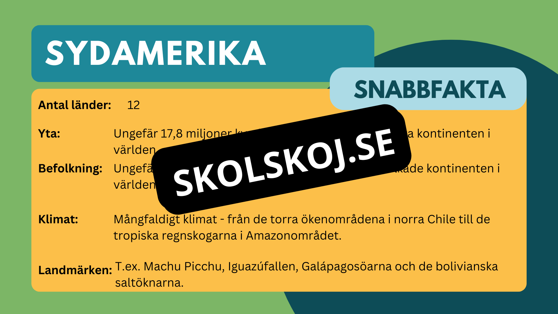 Våra kontinenter