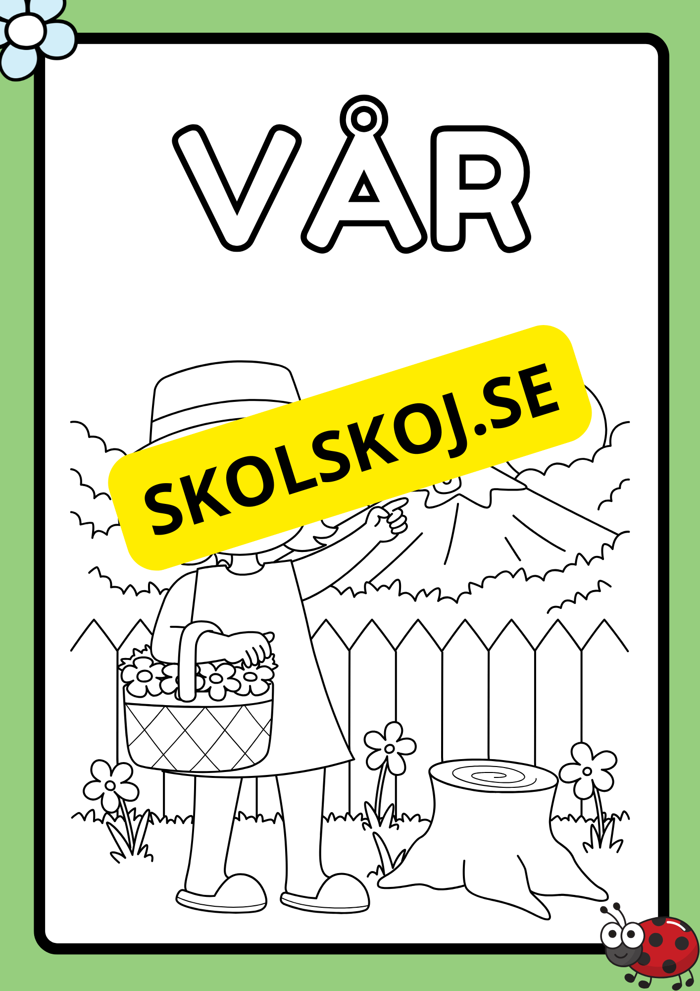 Våren - Aktivitetsbok