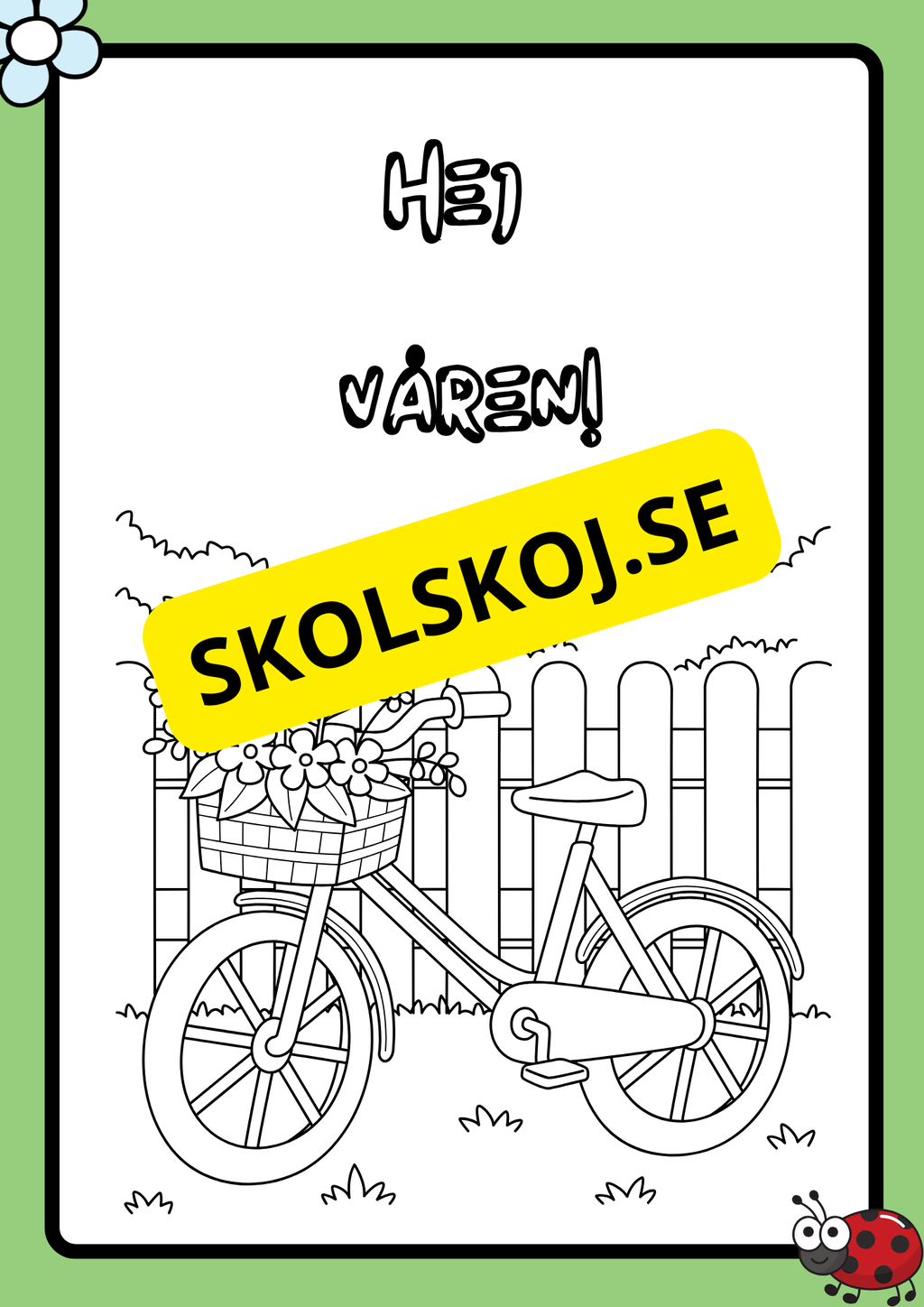 Våren - Aktivitetsbok