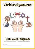 Världsreligionerna - Fakta om 9 religioner - Åk 4 - 6