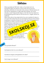 Världsreligionerna - Fakta om 9 religioner - Åk 4 - 6