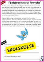 Vårtema – Läsförståelse i tre olika nivåer