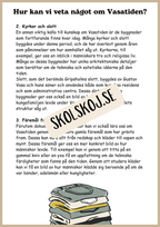Vasatiden - Arbetshäfte - Årskurs 4 - 6