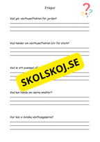 Vatten och växthuseffekten - Årskurs 4 - 6