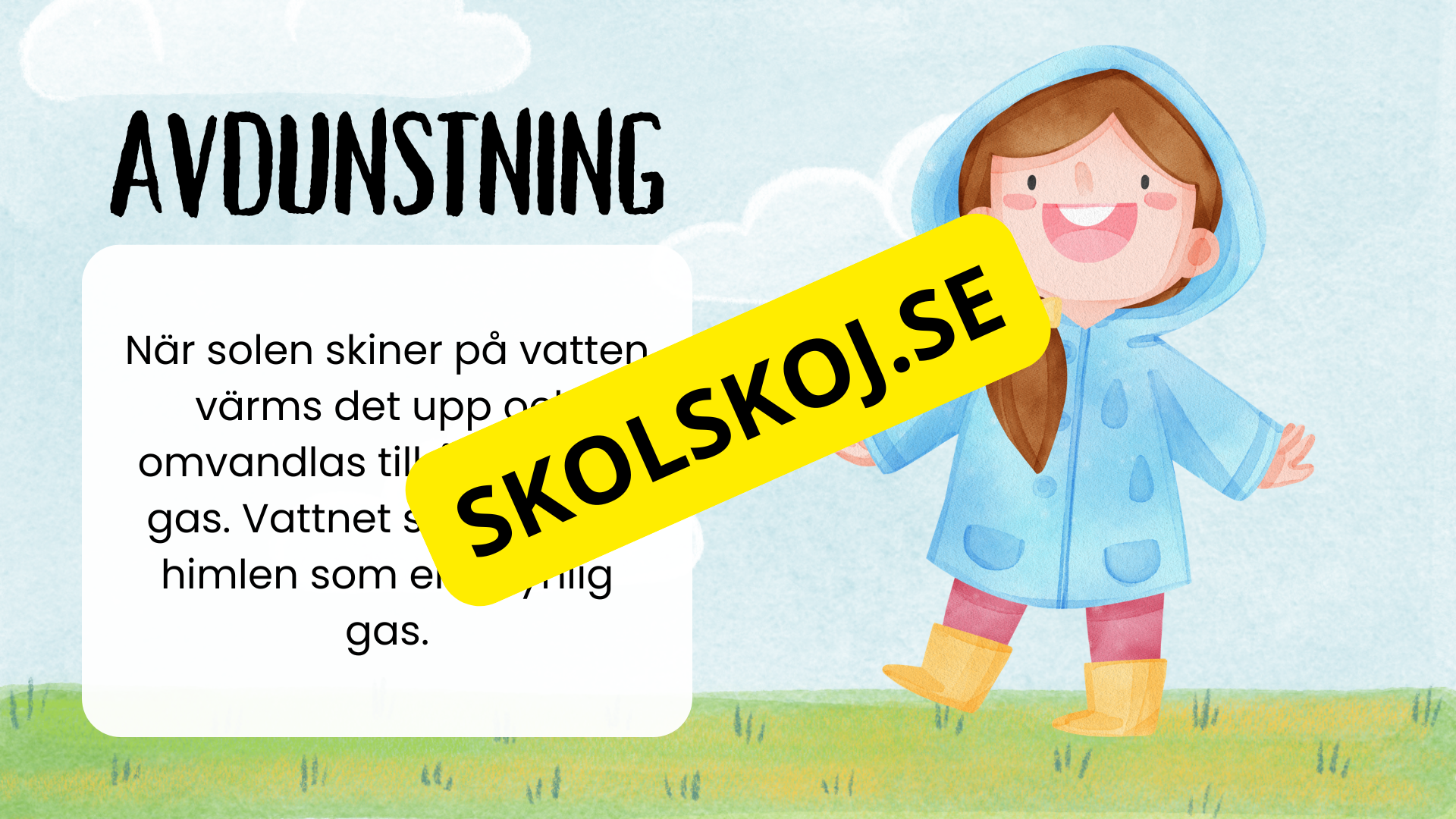 Vattnets kretslopp - Enkelt förklarad