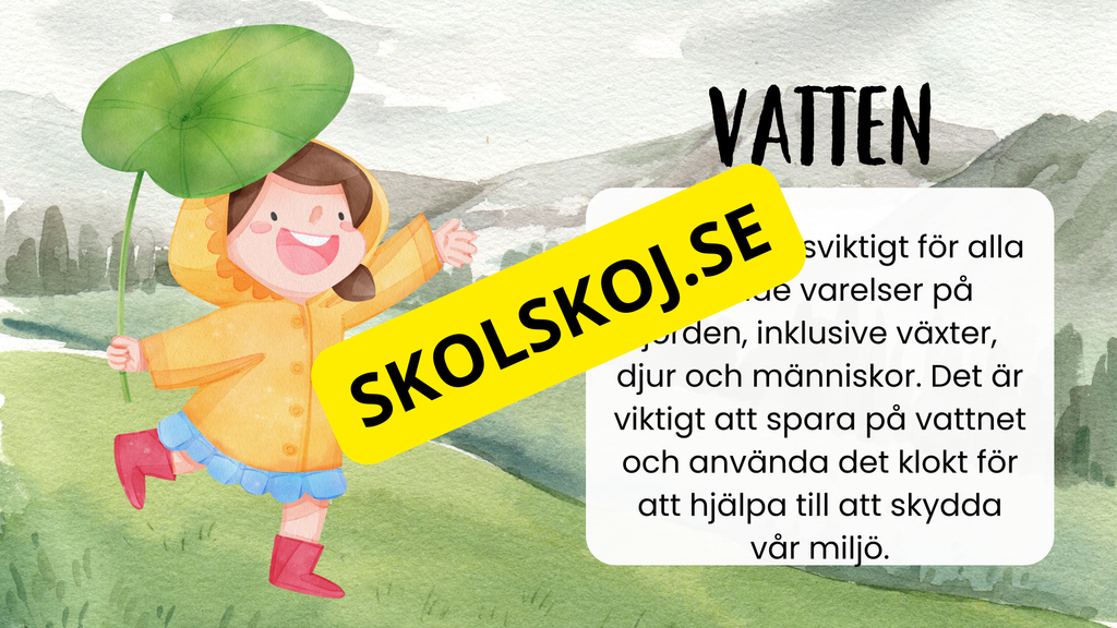 Vattnets kretslopp - Enkelt förklarad