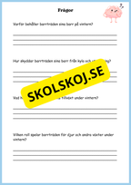 Växterna på vintern - Årskurs 4 - 6