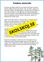 Växterna på vintern - Årskurs 4 - 6